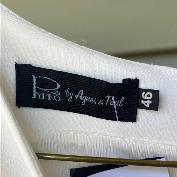 New rylko White and Black Chevron quarter length sleeve Dress - Picture 2 of 16